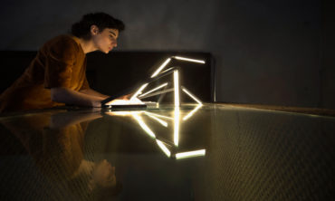 Design Milk: A Minimal Lamp Inspired By A Single Line